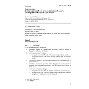 Conv. di sicurezza sociale Brasile