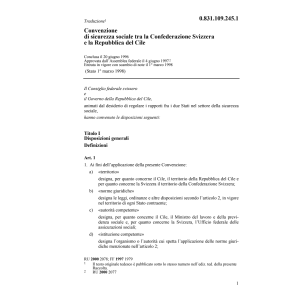 Conv Svizzera-Cile sicurezza sociale