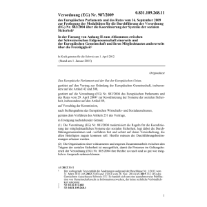 V Nr.987/09 Durchführung V Nr. 883/04
