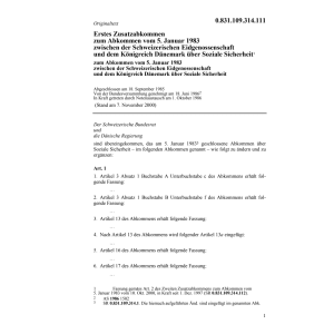 1.Zusatzabk. Soziale Sicherheit Dänemark