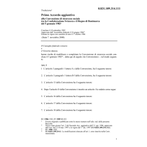 1.Accordo Sicurezza sociale Danimarca
