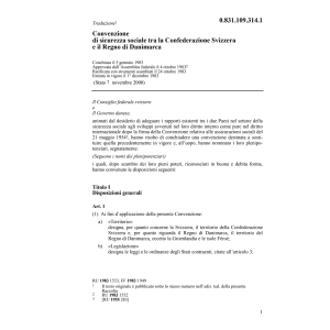 Conv. sicurezza sociale/Danimarca Svizz.