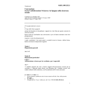 Conv. Spagna, sicurezza sociale