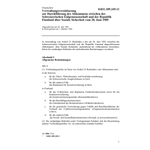 Verw.vereinb. Finnland, Soz. Sicherheit