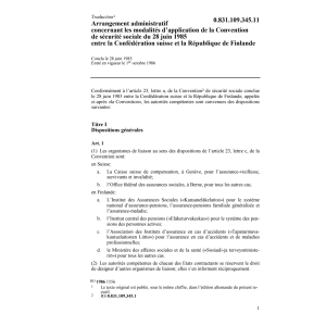 Ar.adm. Finlande, sécurité sociale