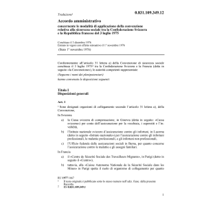 Acc.amm. Francia, sicurezza sociale