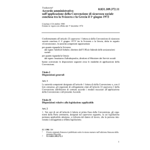Acc.amm. Grecia, sicurezza sociale