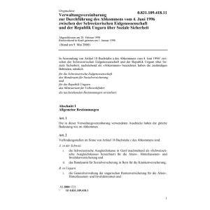 Verwaltungsve. Soziale Sicherheit Ungarn