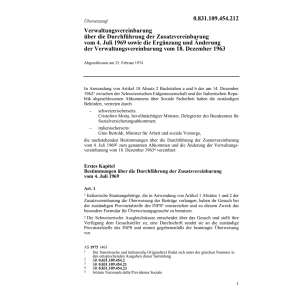 Verw.vereinb.CH-I Soziale Sicherheit