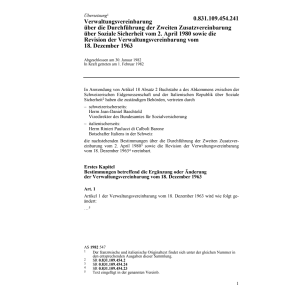 Verw.vereinb. über Durchführung
