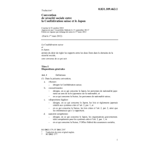 Conv CH-Japon sécurité sociale
