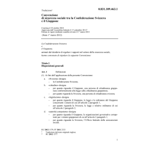 Conv CH-Giappone sicurezza sociale