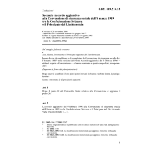 Secondo Acc. CH-Liechtenstein