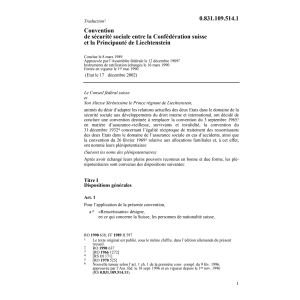 Conv. Liechtenstein, sécurité sociale