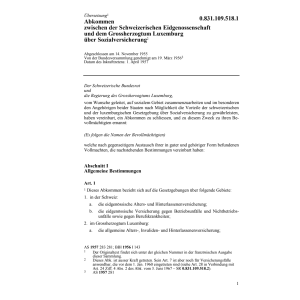 Abk Luxemburg, Sozialversicherung