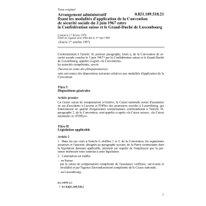 Con. sécurité sociale / Luxembourg