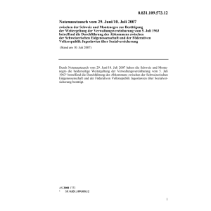CH-Montenegro Sozialversicherung 10.7.07