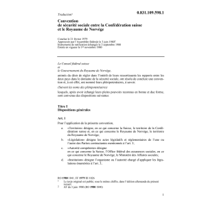 Ac. Norvège, sécurité sociale