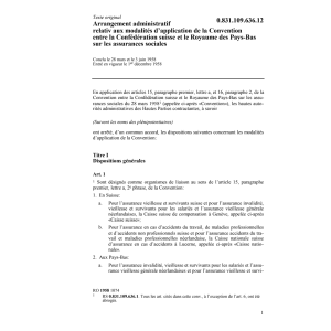 Ar.adm. Pays-Bas, assurances sociales