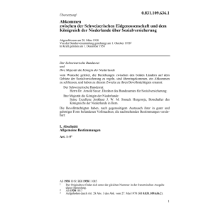 Abk Niederlande, Sozialversicherung
