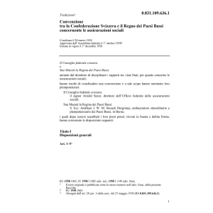 Conv. Paesi Bassi, Assicurazioni sociali