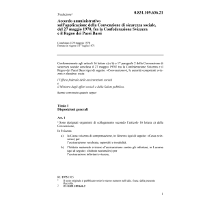 Acc.amm. Paesi Bassi, sicurezza sociale