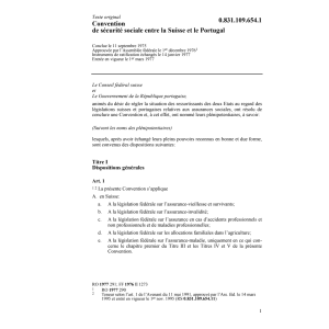Conv. Portugal, sécurité sociale