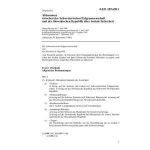 Abk. Soziale Sicherheit Slowakische Rep.