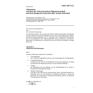 Abk Schweden, Soziale Sicherheit