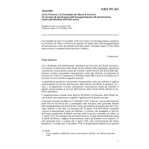 Acc. Germania, assicurazione/infortuni