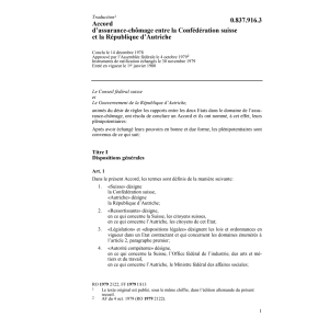 Ac. Autriche, assurance-chômage