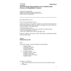 Acc. Austria, ass. disoccupazione