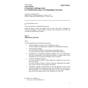 Conv. France, assurance-chômage