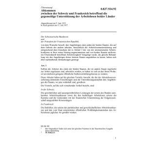Abk Frankreich, Unterstützung/Arbeitslos