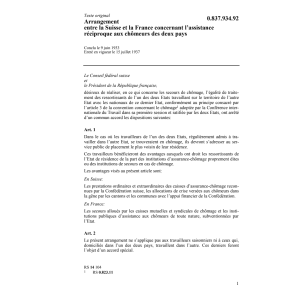 Ar. France, assistance récipr. chômeurs