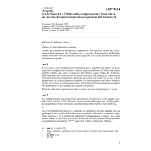 Acc. Italia, Ass. disoccupazione