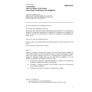 Conv. France, assistance aux indigents