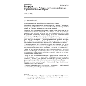 Décl. Portugal, assistance indigents