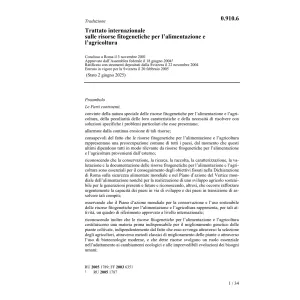 Trattato internaz.alimentazione agricolt