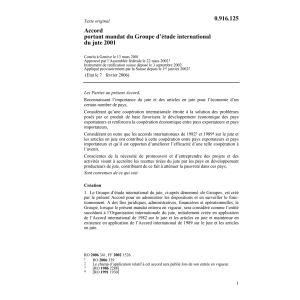 Accord international sur le jute 1989