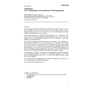 Abk. Internationale Weinorganisation