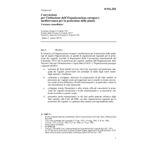 Conv.istituzione mediterranea piante