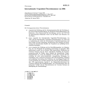Internat. Tropenholz-Uebereinkommen