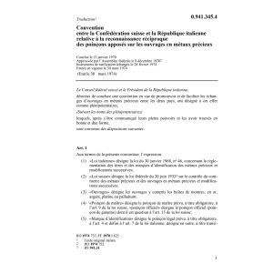Conv. Suisse - République italienne
