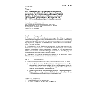 Vertr.Rückvers.verpflichtungen Atradius
