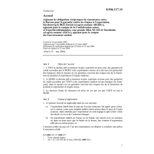 Acc.réciproques réassurance BGRE