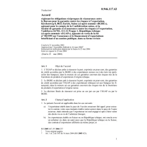 Acc.réciproques réassurance BGRE