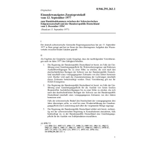 Zusatzprot.zum Handelsabk Deutschland
