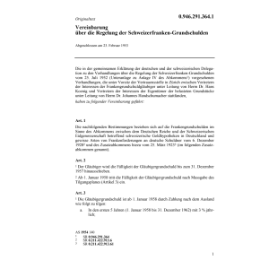 Vereinb Schweizerfranken-Grundschulden