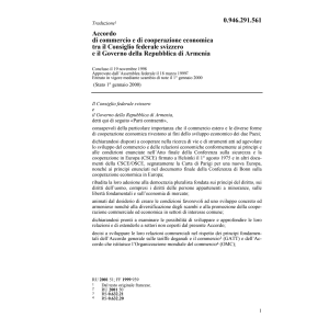 Acc Armenia commercio e cooperazione